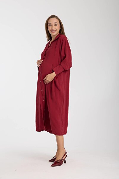 LİYACA Oversize Tunic with Front Buttons