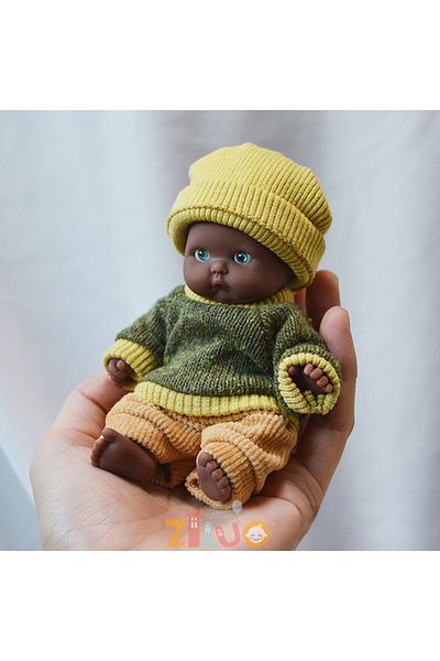 Choice 12cm reborn doll 12cm Reborn Dolls Mini Palm Dolls Simulation Baby Dress Up Doll Reborn Doll Girls B