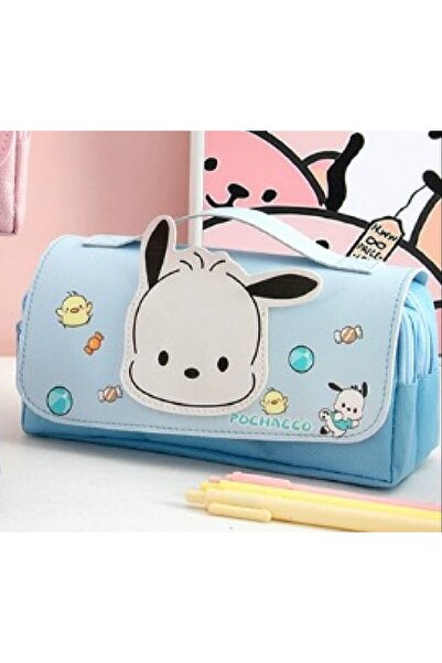 Petityu Μολυβοθήκη μεγάλης χωρητικότητας Pochacco Cute με διπλό φερμουάρ