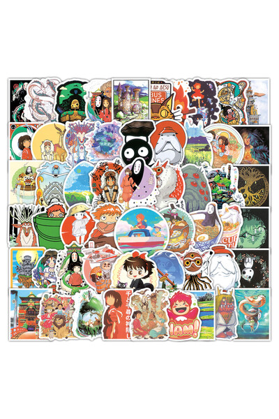 Choice 100PCS 100/50PCS Hayao Miyazaki Anime Spirited Away Sen To Chihiro No Kamikakushi Graffiti Stickers