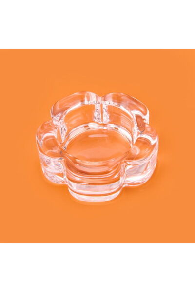 Evidea Deco Daisy Mumluk - Şeffaf - 6,2x2,1 cm