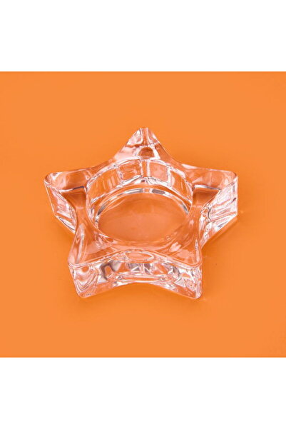 Evidea Deco Star Mumluk - Şeffaf - 6,8x3 cm