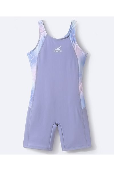 SAPS Baron Graphic Sleeveless Legged Swimsuit - Purple