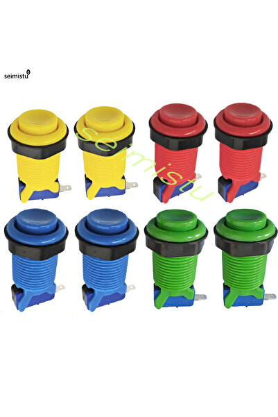 Choice 8 قطع من أزرار الضغط على الطراز الأمريكي Happ مقاس 28 مم لعصا التحكم ف...