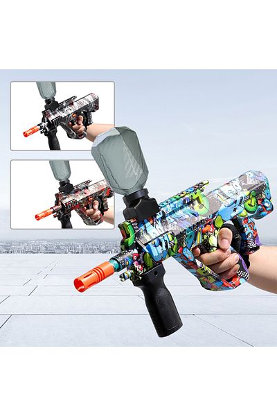 Choice Blue High-Speed AUG Electric Ball Blaster - Fun for Kids and Adults, Outdoor Game Parties （Excludin