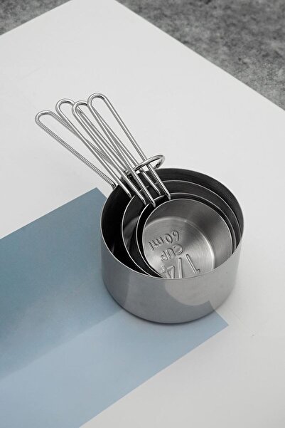 Chavin Steel 4 Piece Coffee Spice Flour Pea Measuring Spoon Mt149