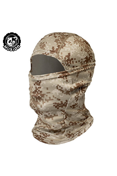 Choice قناع كامل الوجه لركوب الدراجات من Desert Digital Camo Musion للحماية م...