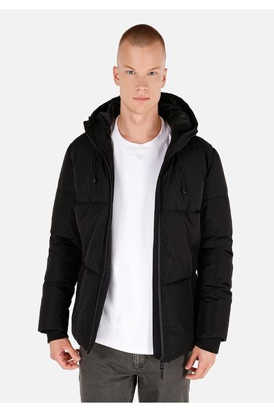 Colin's Palton negru pentru bărbați Slim Fit