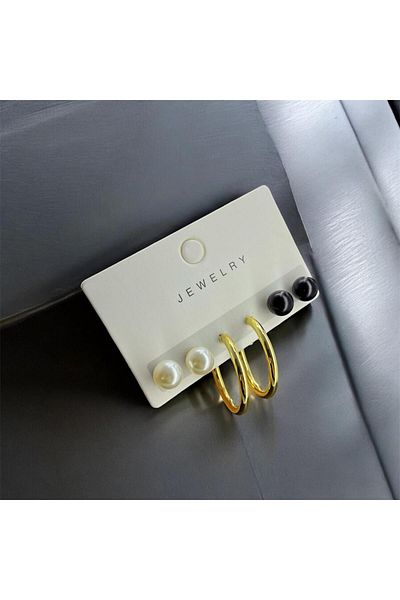 Candy Nuveria Pearl Set Earrings