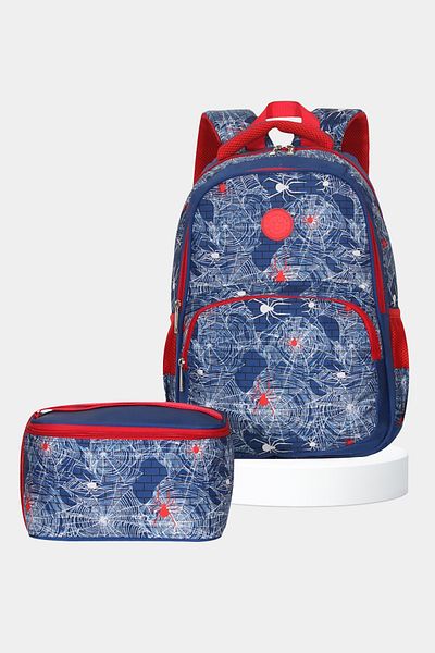 Relaxion Fed Set of 2 Primary School Backpack Set Orthopedic Back Supported Water Resistant