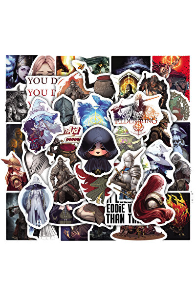 choice2 50PCS 10/30/50pcs Cartoon Elden Ring Graffiti Stickers Anime Game Dec...