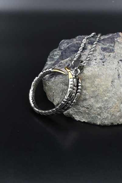 Prestige Eagle Claw Necklace Stainless Steel Chain 3mm 902091