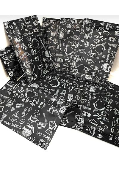MG HOME 100 Single Wet Wipes (One Time Use) 6Cm*10Cm Product Images May Show Changes in Pattern