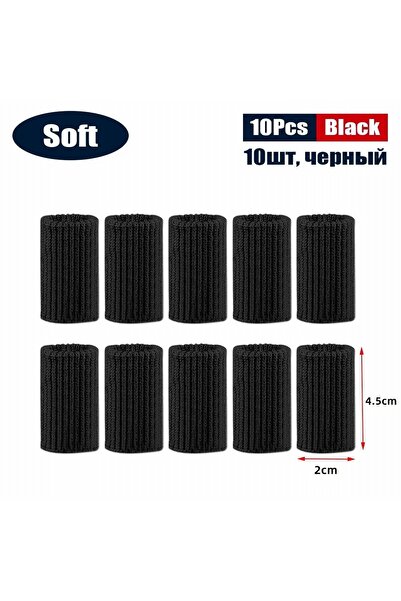 Choice 10 قطع سوداء من دعامات أصابع الجولف، أكمام جبيرة، واقي دعم الإبهام، وس...