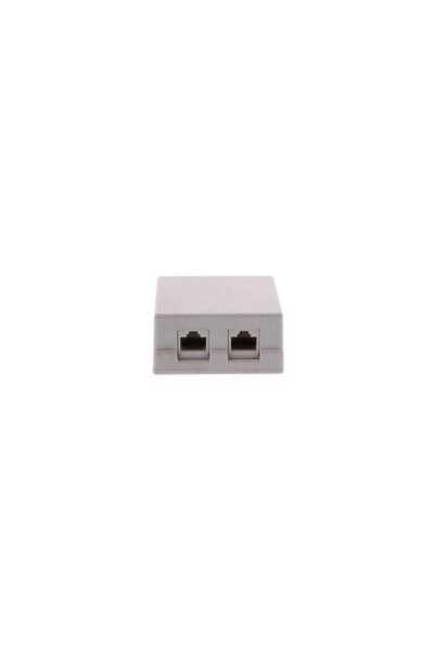 Well Double UTP Cat 6 RJ45 Non-Shielded Socket for Surface Mount