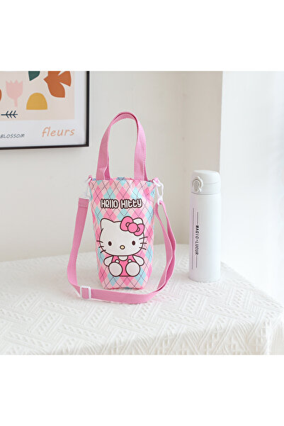 choice2 حقيبة زجاجة ماء من سانريو هيلو كيتي سينامورول، حقيبة أكواب قماشية لطي...