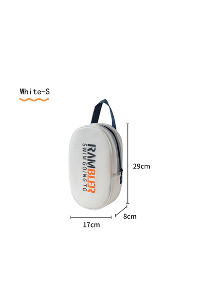 Choice حقيبة رياضية مقاومة للماء مقاس S XXL باللون الأبيض - حقيبة تنظيم لمعدا...