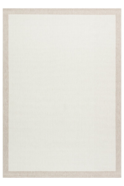 Halımax Eko Halı Mono Mno 05 Cream Beige Hav Toz Vermez Sisal Halı Kolay Temizlenen Hasır Dokulu Modern Halı