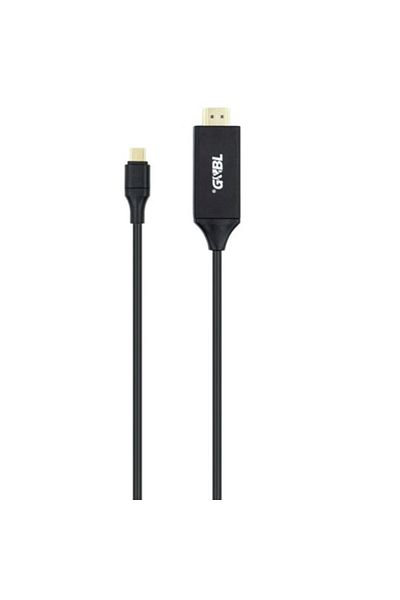 GBL كابل USB Type C إلى HDMI 2.0 بطول 2 متر من G&BL 62001، أسود