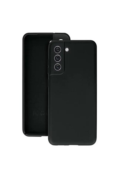 OEM Προστατευτική θήκη για Samsung S21 FE υγρή σιλικόνη μαύρη