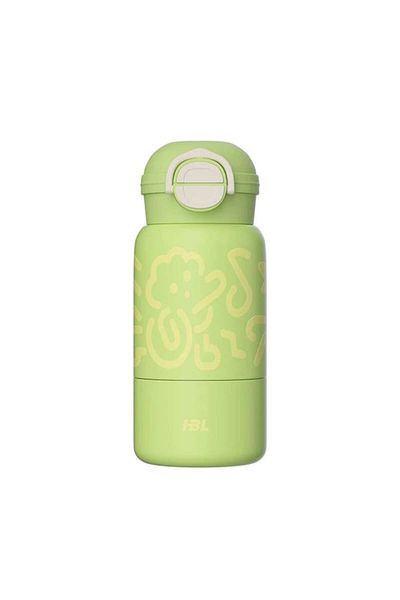 2DAYFIND Children's Stainless Steel Thermos, 520ml, Z61, Green
