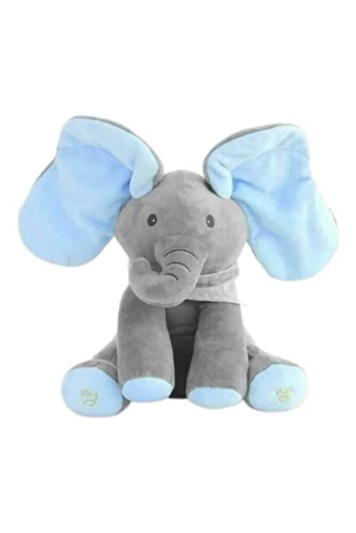 OEM Jucărie interactivă, Elephant Peek-a-Boo, cântă și vorbește în limba româ...