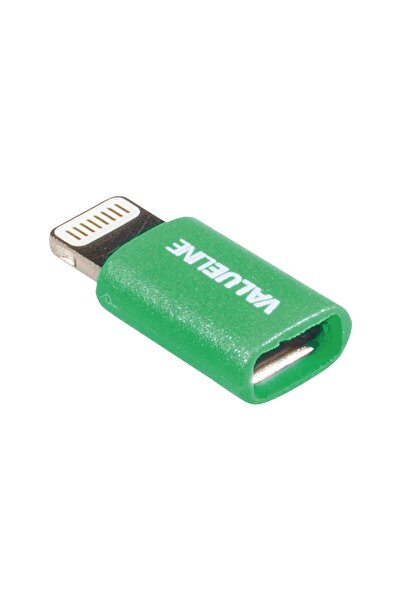 VALUELINE Adaptor USB Lightning Masculă - Micro USB Mamă Verde