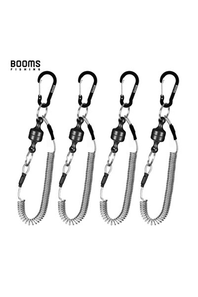 Choice مجموعة من 4 قطع من حامل تحرير شبكة الصيد المغناطيسية مع حبل ملفوف لأدا...