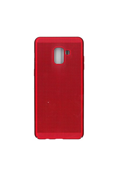 Flippy Husa Samsung Galaxy A8 2018 Ultra Slim cu aerisire Rosu,