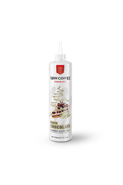 Nish Coffee Nish Beyaz Çikolata Aromalı Dekor Sos 750 GR