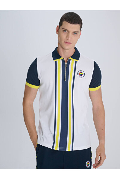 Fenerbahçe ERKEK TRIBUN ŞERİT DETAYLI POLO