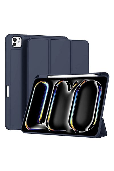 2DAYFIND High Protection Case for iPad Pro 11 (2024), G50, TPU, Dark Blue