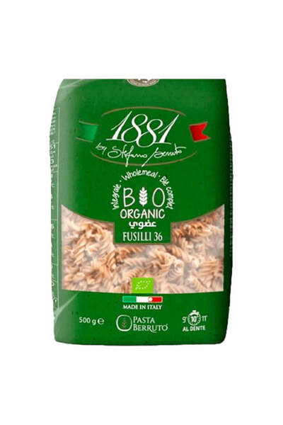 Pasta Berruto 1881 معكرونة فوسيلي 36 عضوية، 500 جرام