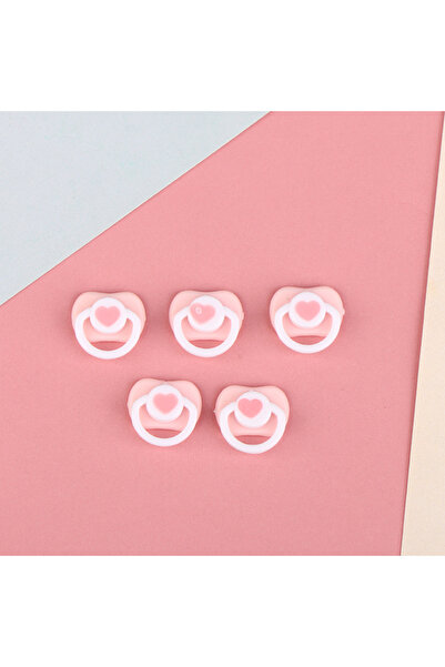 Choice 3 قطع وردية اللون بمقياس 1:12 لمنزل الدمى وزجاجة الرضاعة واللهاية لغرف...