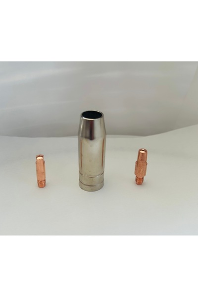 GERMANY Gazsız Gazaltı Kaynak Makinesi Meme ve Nozzle 0.8mm ve 1.0mm