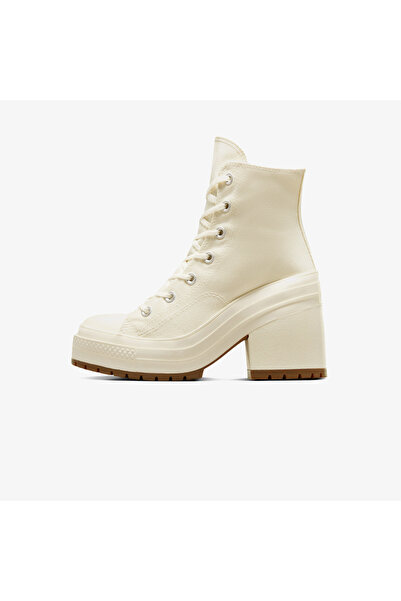 Converse Chuck 70 De Luxe Heel Kadın Krem Platform Sneaker