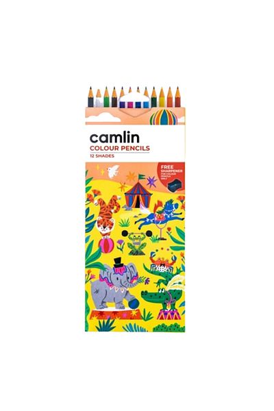 Colour Pencil Camlin Color Pencils, 12 Pieces