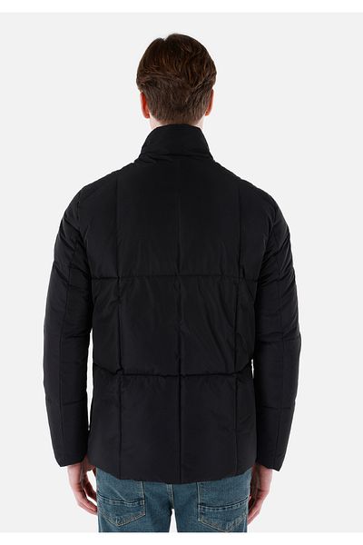 Colin's Palton negru pentru bărbați Slim Fit
