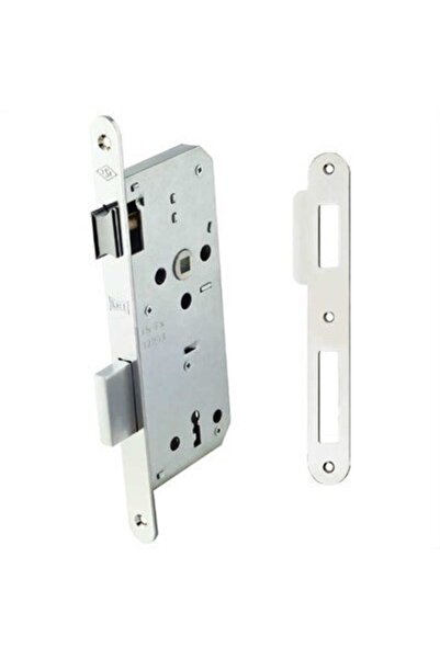 Kale Kilit Kale 169-R Wc Internal Door Mortise Lock 40 mm Nickel Oval
