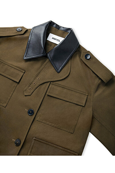 İpekyol Kemerli kısa trençkot