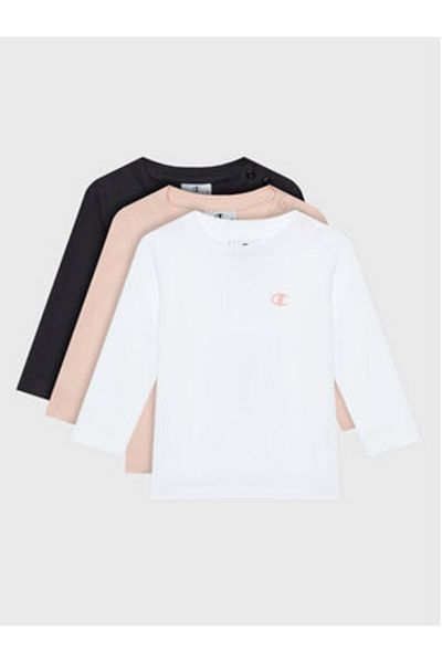 Champion Girl Set of 3 blouses 404507 White, Black, Pink