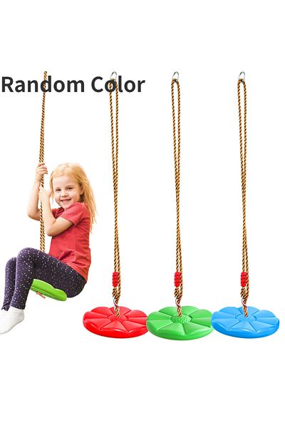 Choice Random Color Swings for Children Indoor Outdoor Toys Garden Swing Kids Hanging Seat Toys with Height