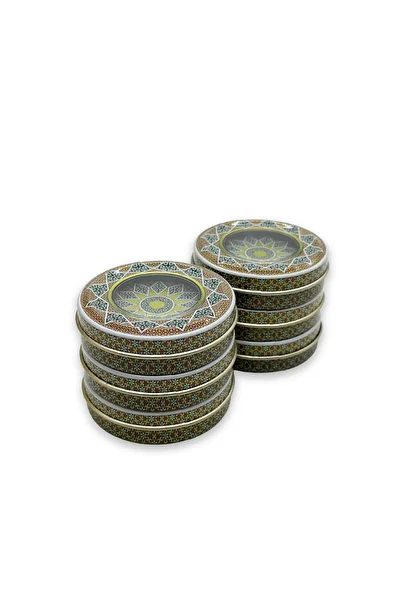 Alhadi For Oud And Saffaron Empty Saffron Metal Boxes - Half Dozen 6 Boxes - 1-3 Grams