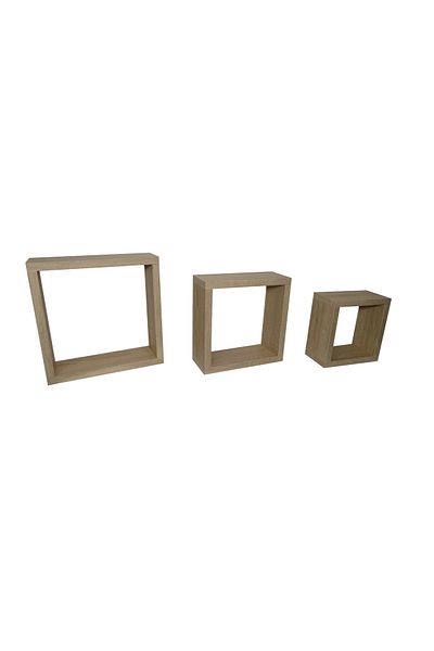 OEM Set of three wall shelf cubes Cubico Sonoma Model CUB-11001