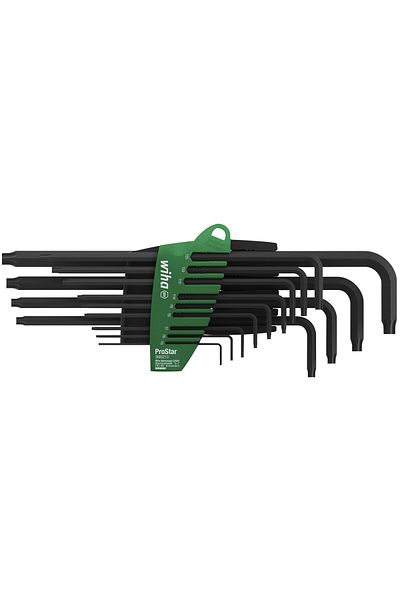 wiha Set of torx keys in L Wiha, TX5-TX50, 14 pieces