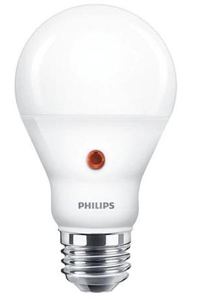 Philips LED Bulb with Light Sensor A60, EyeComfort, E27, 7.5W (60W), 806 lm, Warm White Light (2700K