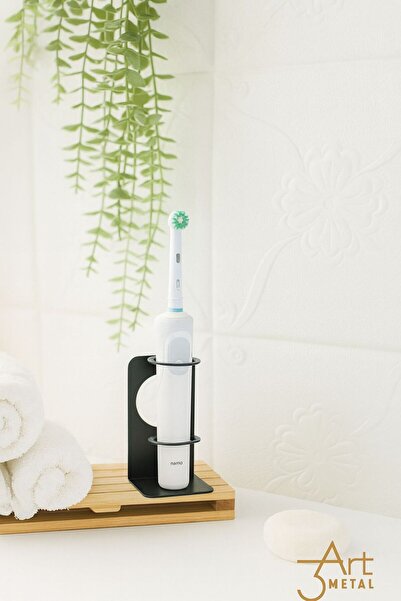 3art Metal Şarj Edilebilir Diş Fırçasına Uyumlu Metal Stand - Diş Fırçası Sta...