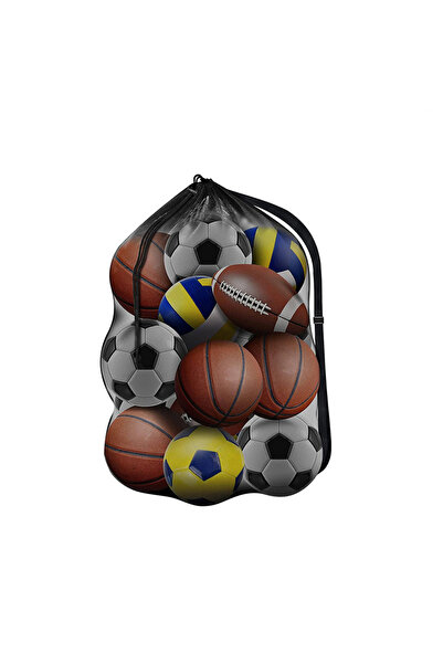 Choice حقيبة شبكية كبيرة لحمل الكرات وحقيبة برباط لتخزين حقائب التدريب لكرة القدم وكرة السلة والكرة الطائرة B