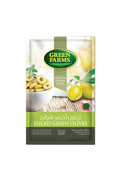 Green Farms Sliced Green Olives, 1.6Kg