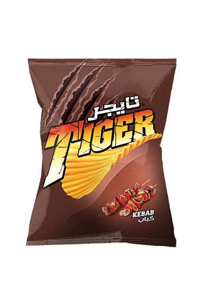 Tiger Potato Chips Kebab, 100g